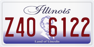 IL license plate Z406122