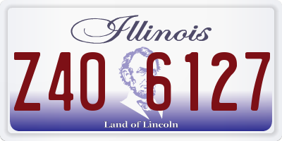 IL license plate Z406127