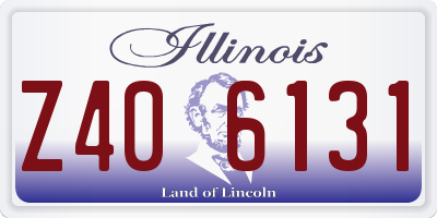 IL license plate Z406131