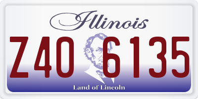 IL license plate Z406135