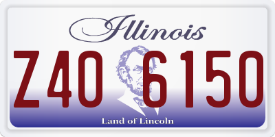 IL license plate Z406150