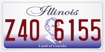 IL license plate Z406155