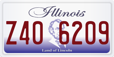 IL license plate Z406209