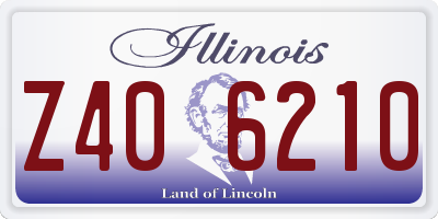 IL license plate Z406210