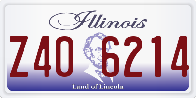 IL license plate Z406214