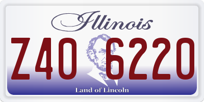 IL license plate Z406220