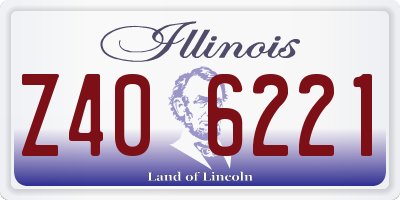IL license plate Z406221