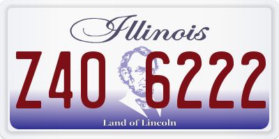 IL license plate Z406222