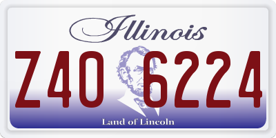 IL license plate Z406224