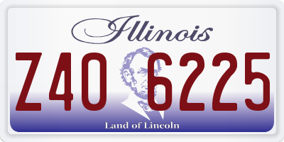IL license plate Z406225