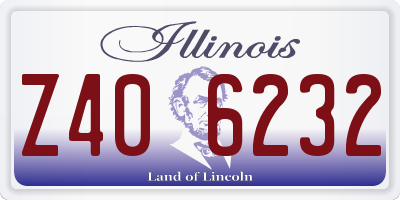 IL license plate Z406232