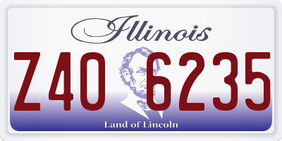 IL license plate Z406235