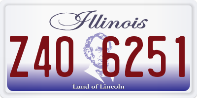 IL license plate Z406251