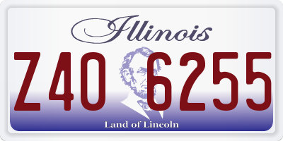 IL license plate Z406255