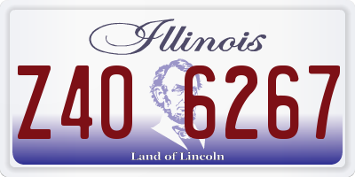IL license plate Z406267
