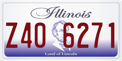 IL license plate Z406271