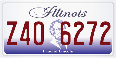 IL license plate Z406272