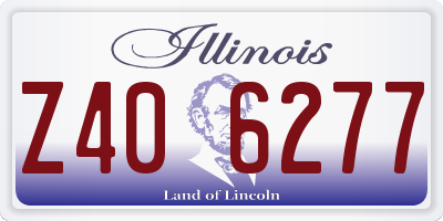 IL license plate Z406277