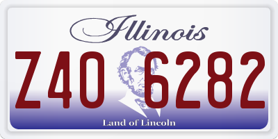IL license plate Z406282