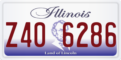 IL license plate Z406286