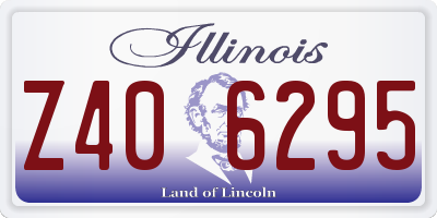 IL license plate Z406295