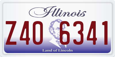 IL license plate Z406341