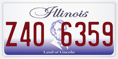 IL license plate Z406359