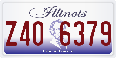 IL license plate Z406379