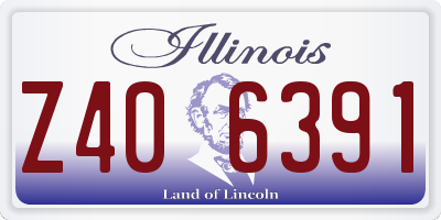 IL license plate Z406391