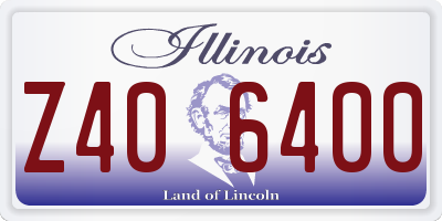 IL license plate Z406400