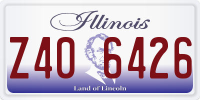 IL license plate Z406426