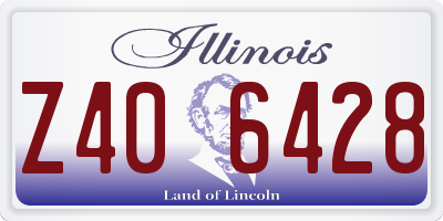 IL license plate Z406428
