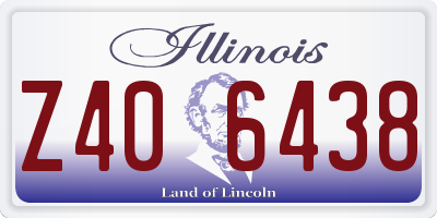 IL license plate Z406438