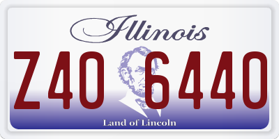 IL license plate Z406440