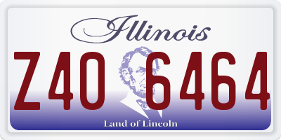 IL license plate Z406464