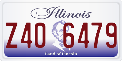 IL license plate Z406479