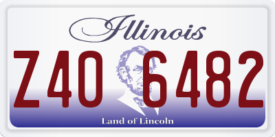 IL license plate Z406482