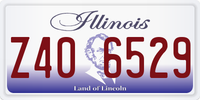 IL license plate Z406529