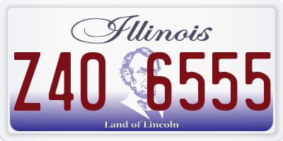IL license plate Z406555
