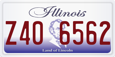 IL license plate Z406562