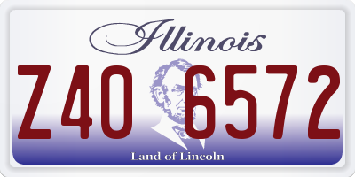 IL license plate Z406572