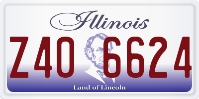 IL license plate Z406624