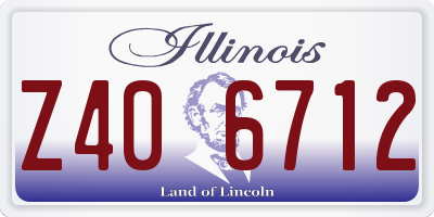 IL license plate Z406712