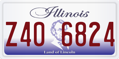 IL license plate Z406824