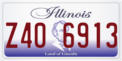 IL license plate Z406913