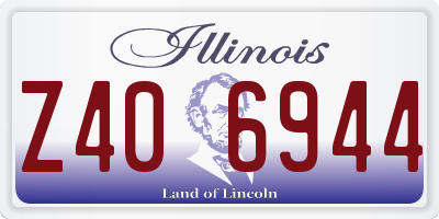 IL license plate Z406944