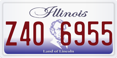 IL license plate Z406955