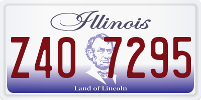 IL license plate Z407295