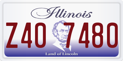 IL license plate Z407480