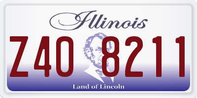 IL license plate Z408211